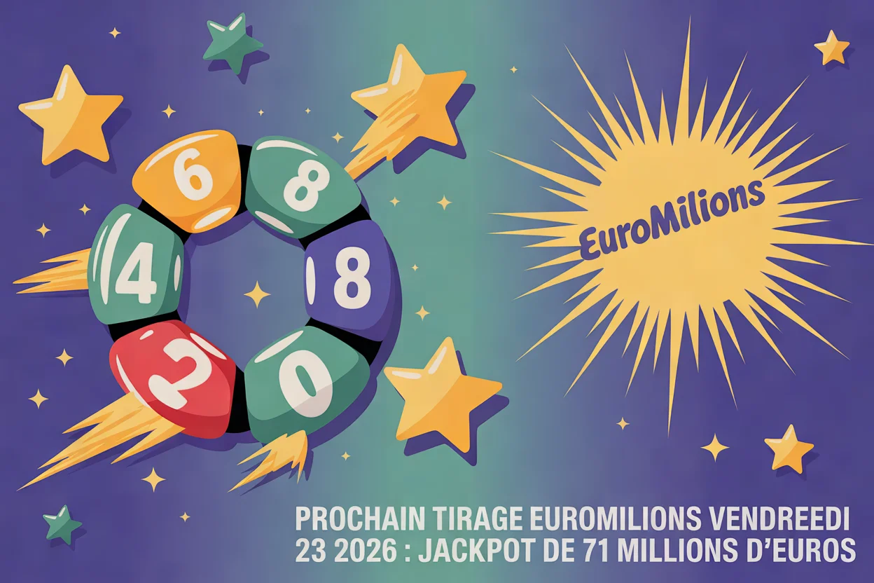 Prochain tirage EuroMillions Vendredi 23 octobre 2026