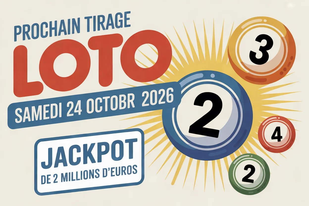 Prochain tirage Loto Samedi 24 octobre 2026
