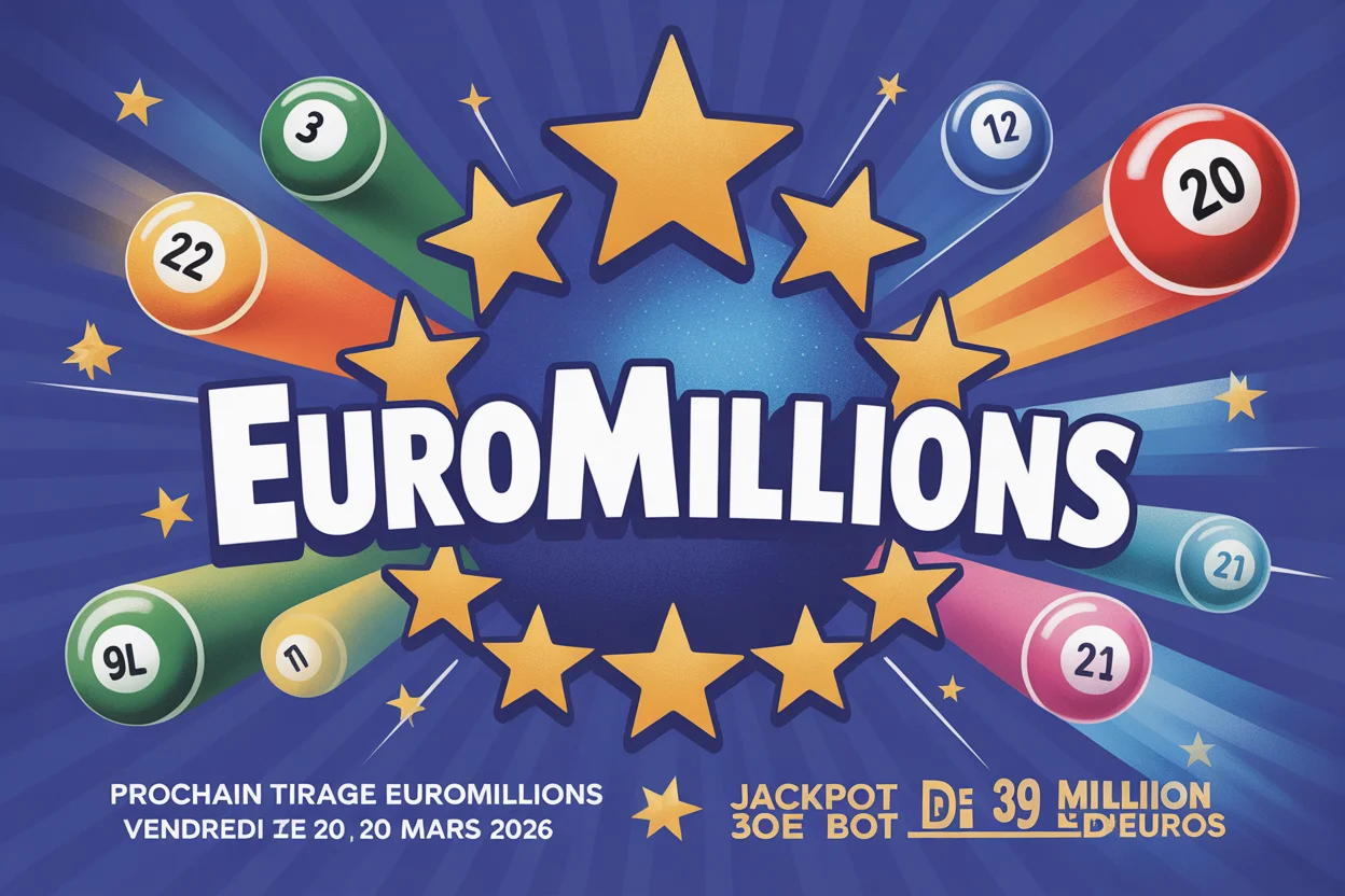 Prochain tirage EuroMillions Vendredi 20 mars 2026